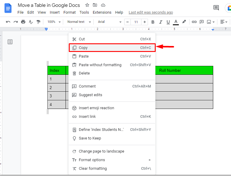 how-to-move-table-in-google-docs