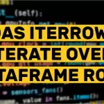 Pandas iterrows() – Iterate over DataFrame Rows