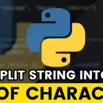 Python Split String in to list of Character