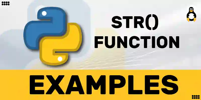 Python str() Function Examples