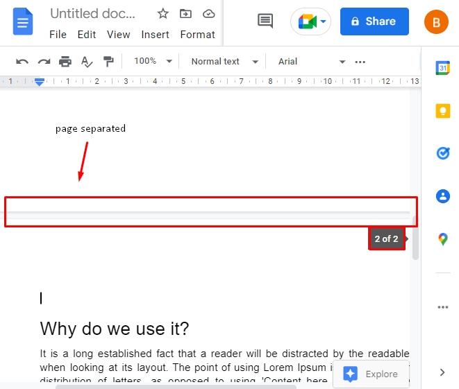 How To See Separate Pages In Google Docs