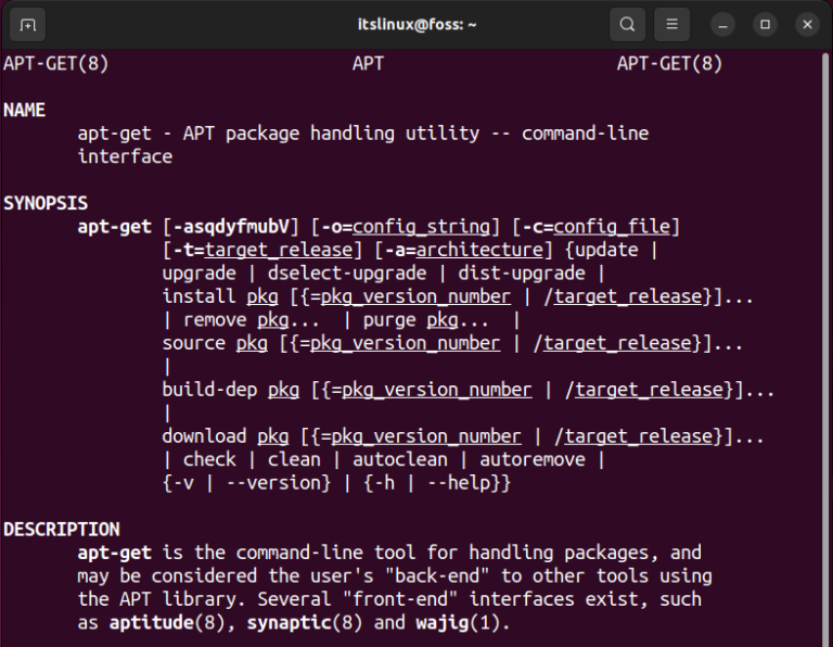 How To Use Apt get Command Its Linux FOSS