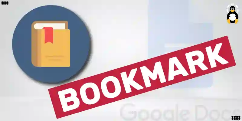 how to bookmark in google docs