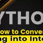 How to Convert String into Integer in Python