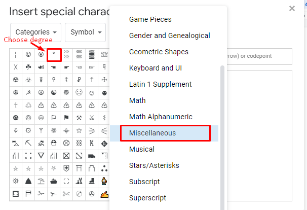 how-do-you-insert-the-degree-symbol-in-google-docs-itfixed