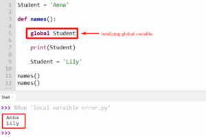 python recursion local variable referenced before assignment