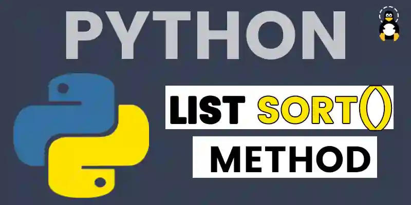 Python List sort() Method _ Explained