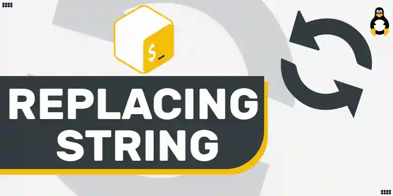 Replacing String in Bash