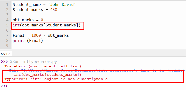 Typeerror: 'Int' Object Is Not Subscriptable In Python – Its Linux Foss