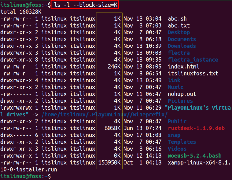 ls Command in Linux | List Files and Directories – Its Linux FOSS