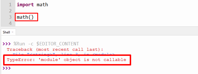 Typeerror: 'Module' Object Is Not Callable In Python – Its Linux Foss