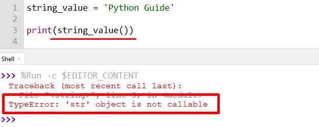 Typeerror: 'Str' Object Is Not Callable In Python – Its Linux Foss