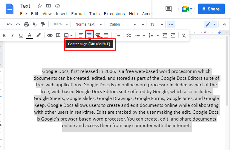 how-to-center-a-text-in-google-docs-its-linux-foss