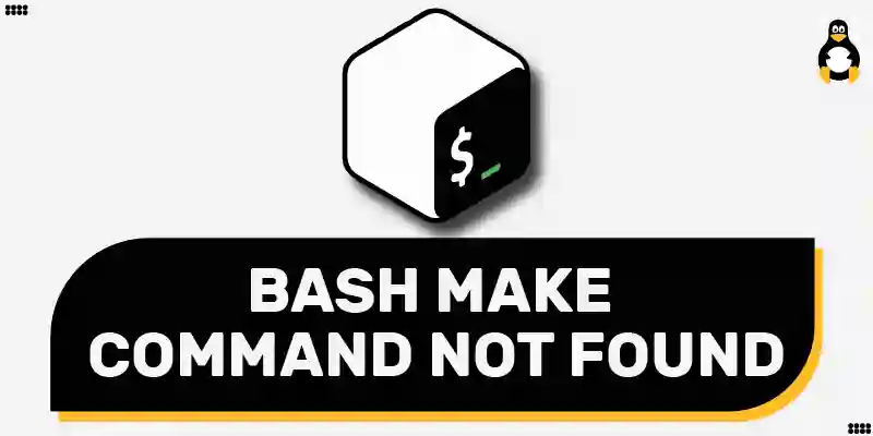 Fix bash make command not found