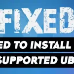 Fix failed to install file not supported ubuntu