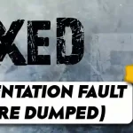 Fix segmentation fault (core dumped) Linux
