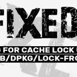 Fix waiting for cache lock ubuntu var/lib/dpkg/lock-frontend