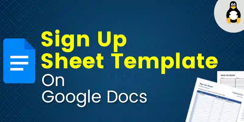 Google Docs Sign Up Sheet Template