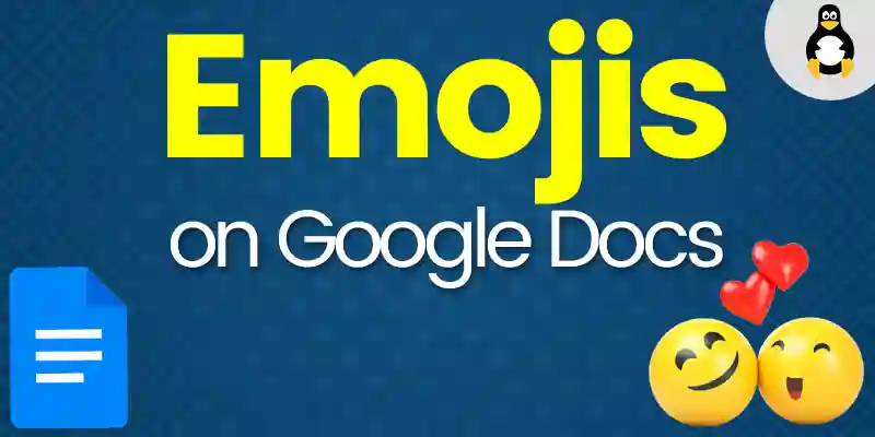 How to get emojis on google docs