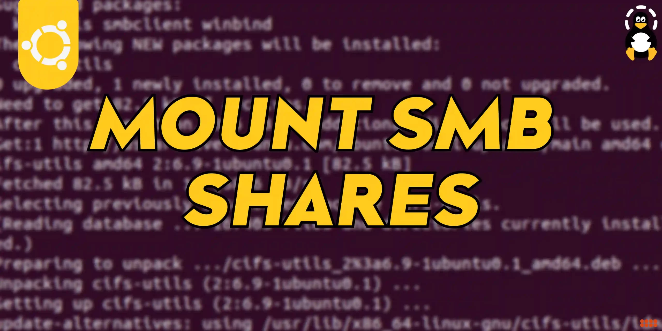 How to mount SMB shares in ubuntu 22.04