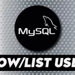How to showlist users in mysql
