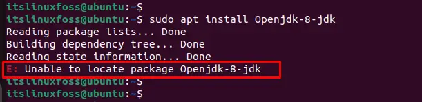 Fix: Unable To Locate Package Openjdk 8 Jdk – Its Linux Foss