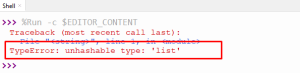 TypeError: unhashable type: ‘list’ (Python) – Its Linux FOSS