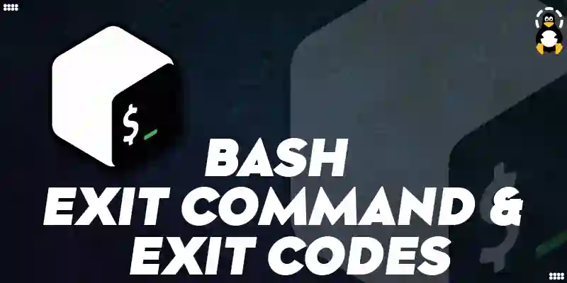 Bash exit command and exit codes