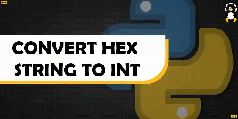 Convert Hex String to Int in Python