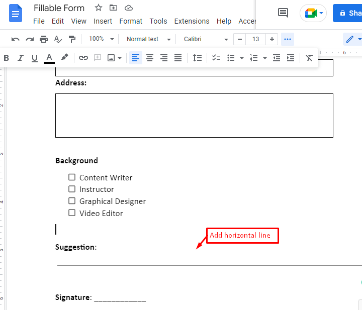 How To Create Fillable Forms In Google Docs Its Linux FOSS