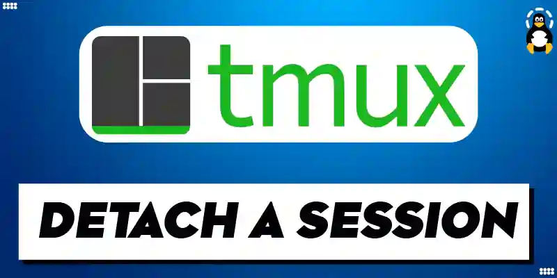 How to detach a session in Tmux