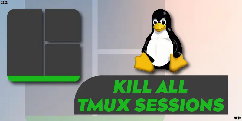 How to kill all tmux sessions
