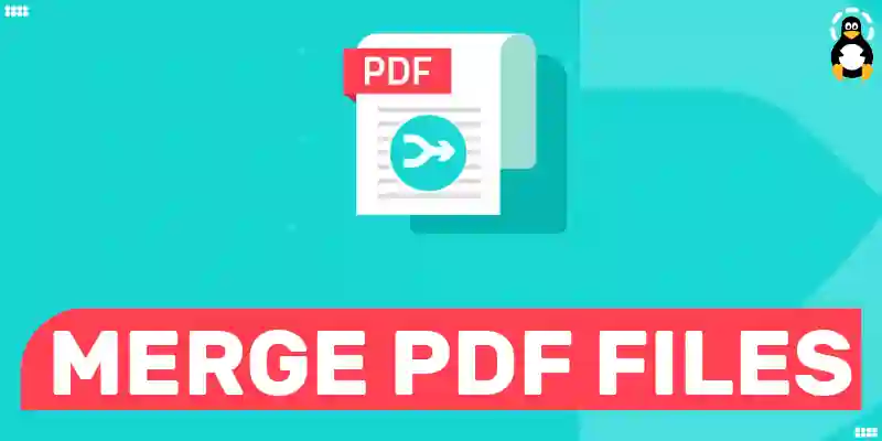 How to merge pdf files in linux