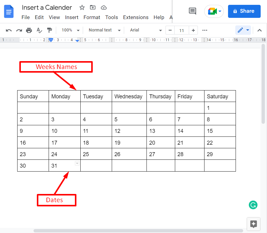 how-to-make-a-calendar-in-google-sheets-2023-guide-template