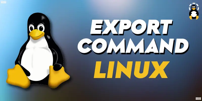 Linux Export Command with Examples