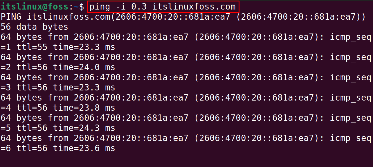 Linux ping Command Its Linux FOSS