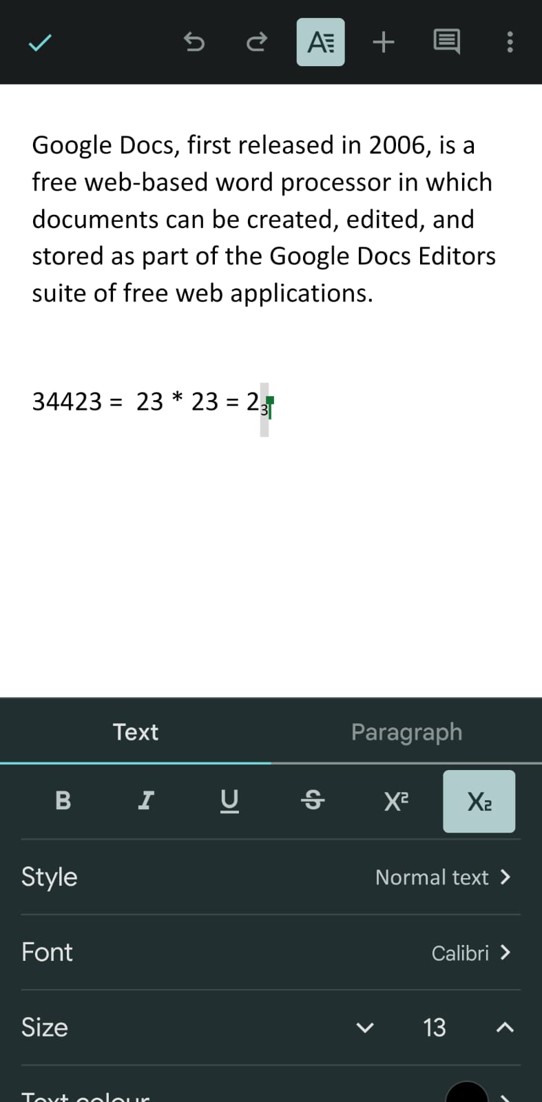 how-to-make-small-numbers-on-google-docs-on-android-6-steps