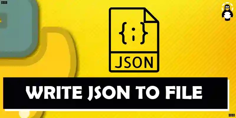 Write JSON to File in Python