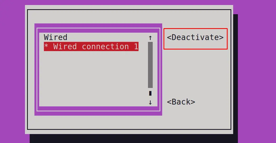 how to restart eth interface on linux