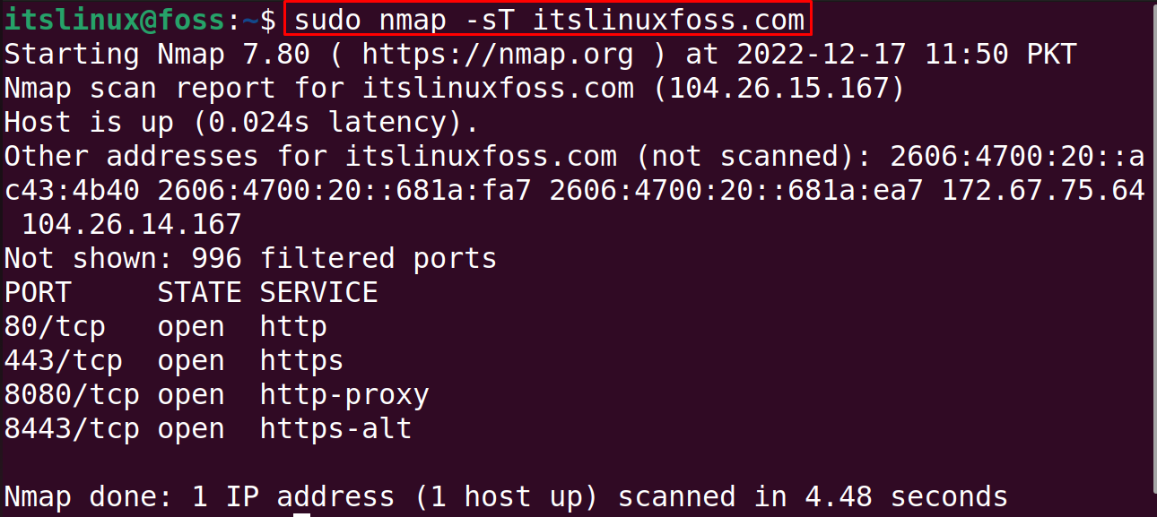 How To Use Nmap To Scan All Ports Its Linux Foss