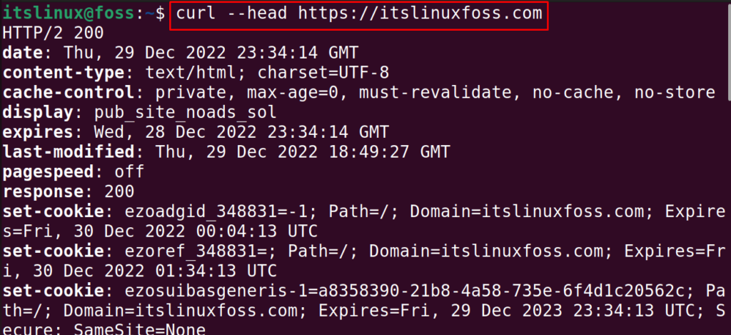 CURL Headers Explained Its Linux FOSS