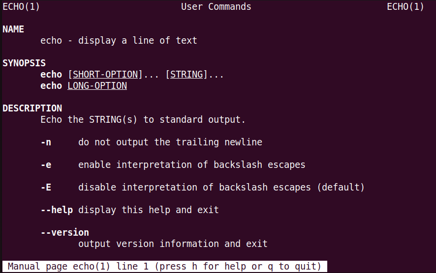 Echo Command In Linux Script