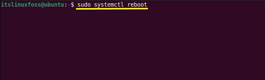 Reboot Linux Server From Command Line