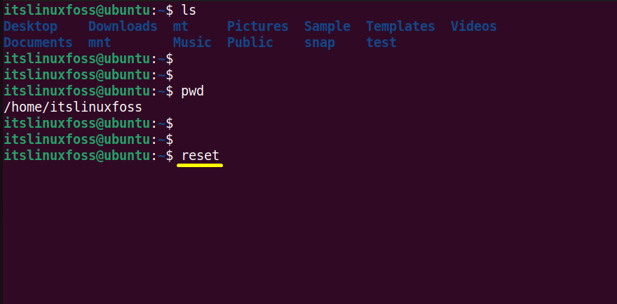 Commands To Clear Linux Terminal Its Linux FOSS