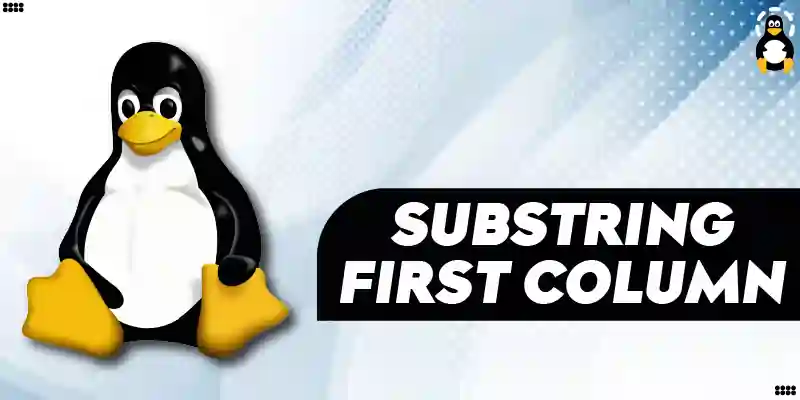 How to Substring Only the First Column in awk in Linux?