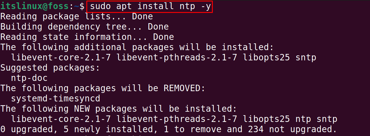 Commands to Sync Time with NTP Server in Linux – Its Linux FOSS