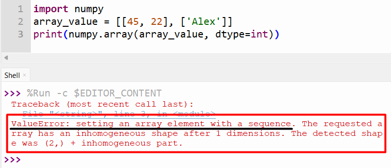 Valueerror: Setting An Array Element With A Sequence – Its Linux Foss