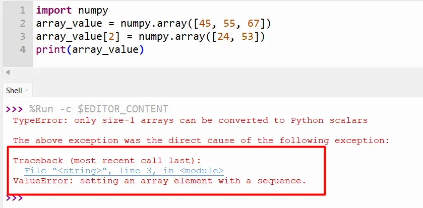 Valueerror: Setting An Array Element With A Sequence – Its Linux Foss