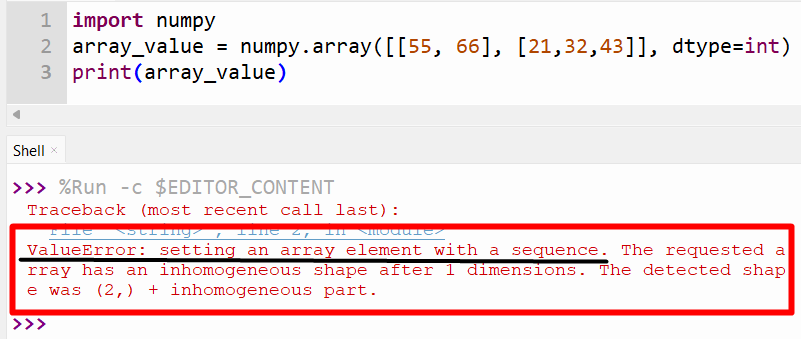 Valueerror: Setting An Array Element With A Sequence – Its Linux Foss