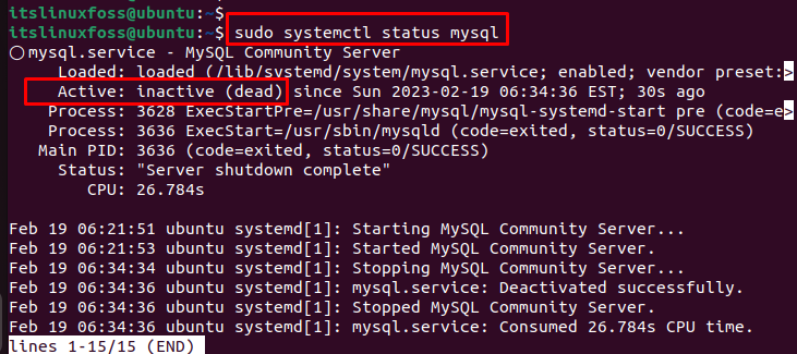 How To Start Stop MySQL Server On Ubuntu Its Linux FOSS